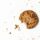 brown round cookie on white surface